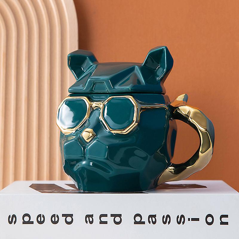 Cool Dog Head Ceramic Coffee Mug Tea Cup Novelty Gift