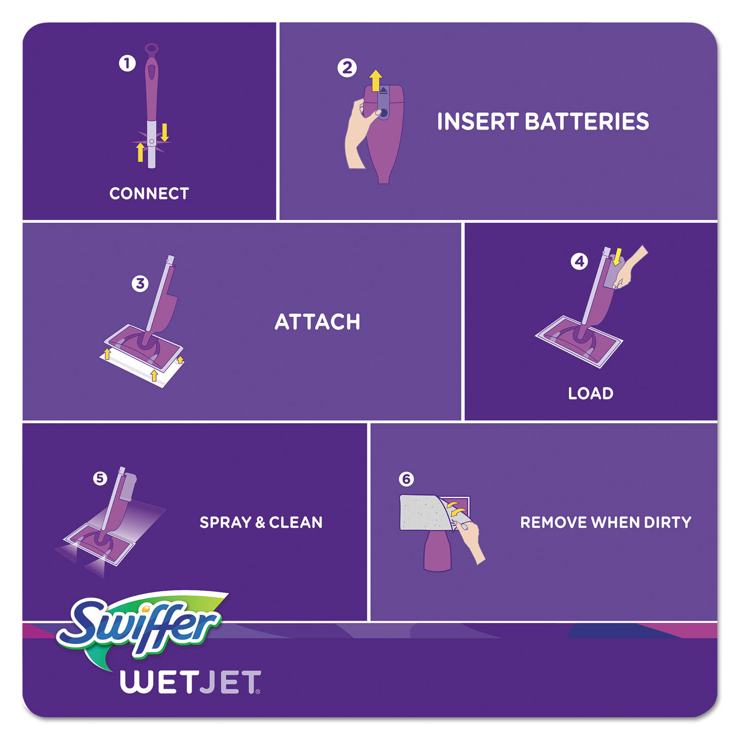 WetJet System Refill Cloths by Swifferandreg; PGC08443