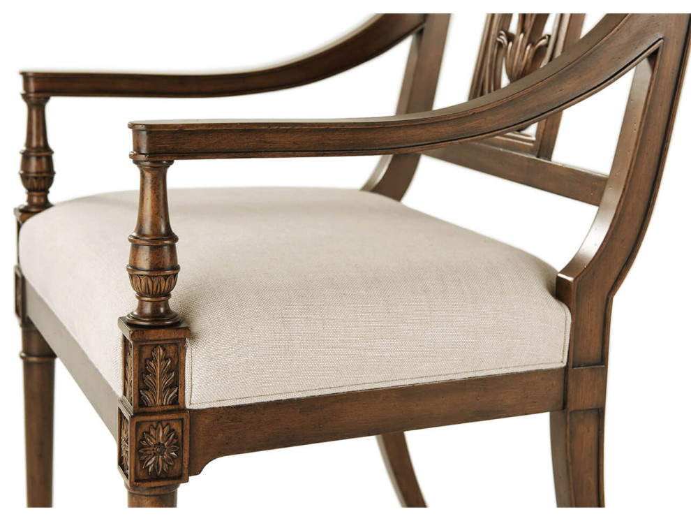 French Directoire Dining Armchair   Traditional   Dining Chairs   by English Georgian America  Houzz