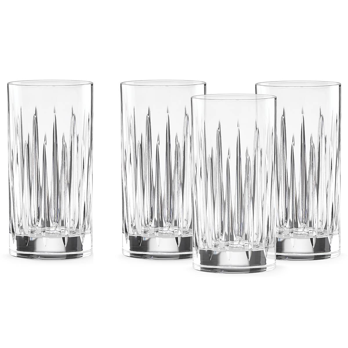 Soho Crystal Iced Beverage Glasses, Set of 4