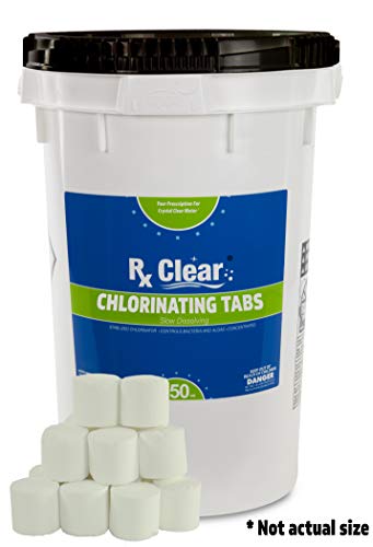 Rx Clear 1" Stabilized Chlorine Tablets | 2-Pack 50 lb Bucket