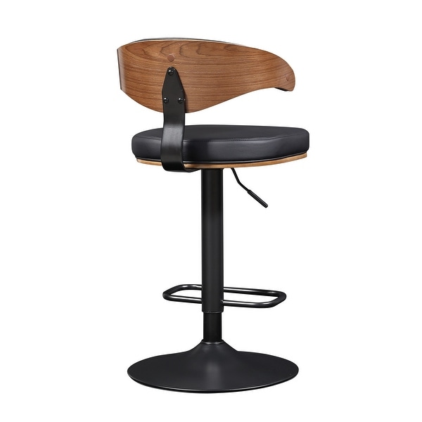 Art Leon Bentwood Swivel Adjustable Bar Stool