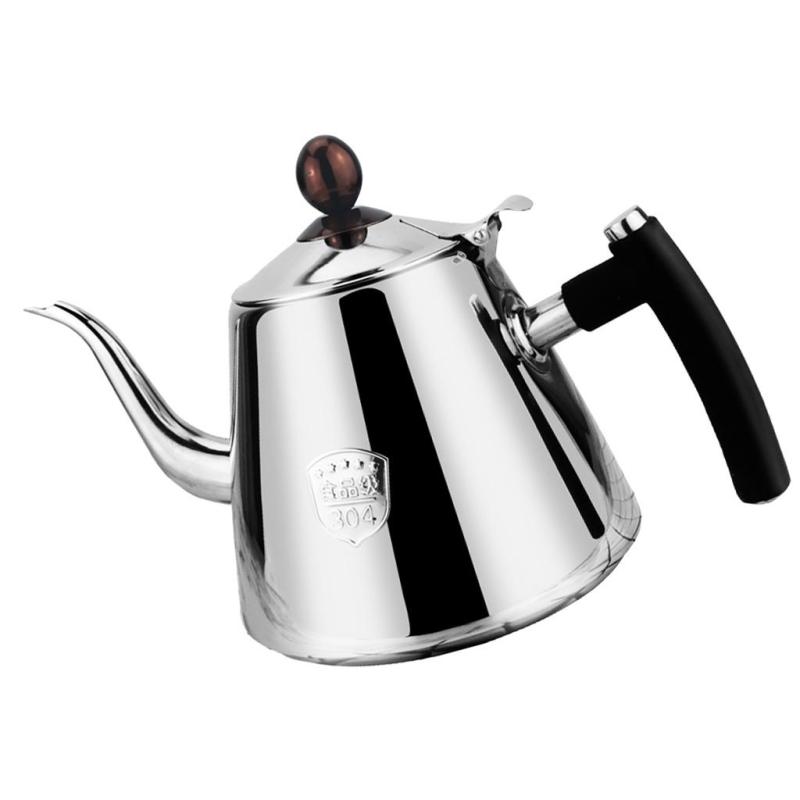 1.2L Stainless Steel Coffee Pot Teapot for Restaurant Or Home Kitchen Use - Polished