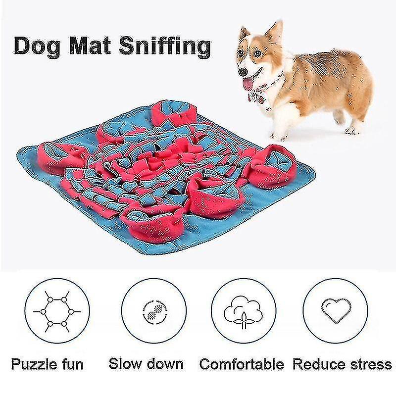 Dog Sniff Training Mat Smell Pad Food Slow Feeding  Se  Toys Pet Toys|