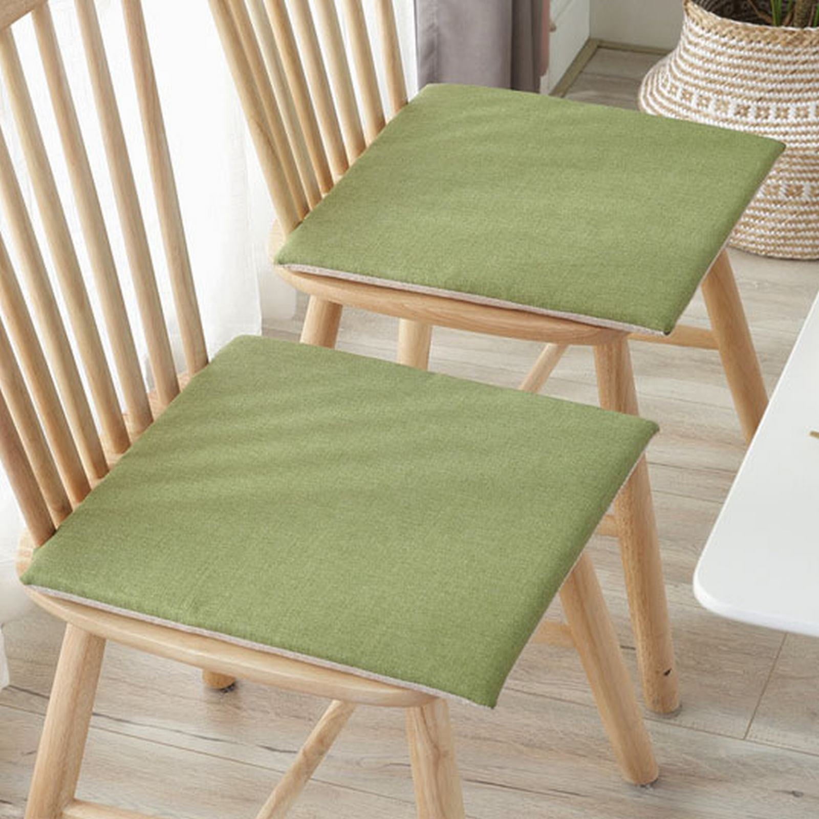 George Square Strap Garden Chair Pads Seat Cushion For Outdoor Bistros Stool Patio Dining Room Linen