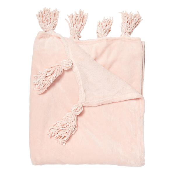 Dormify Madison Plush Tassel Throw Blanket