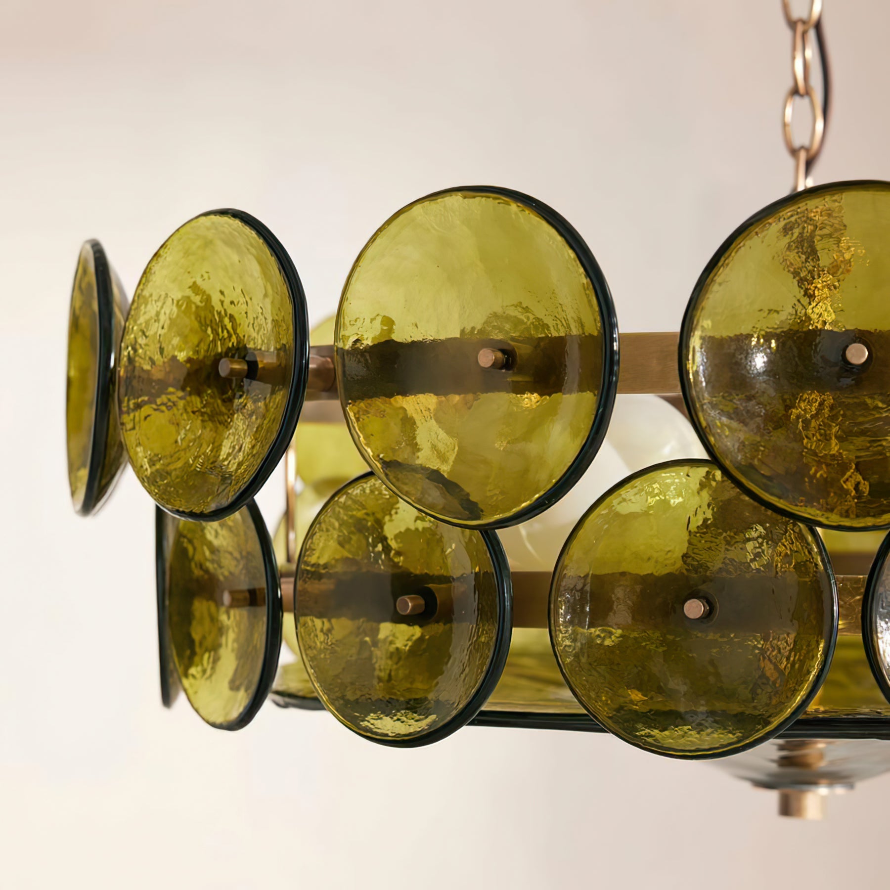 Solaris Disc Murano Chandelier