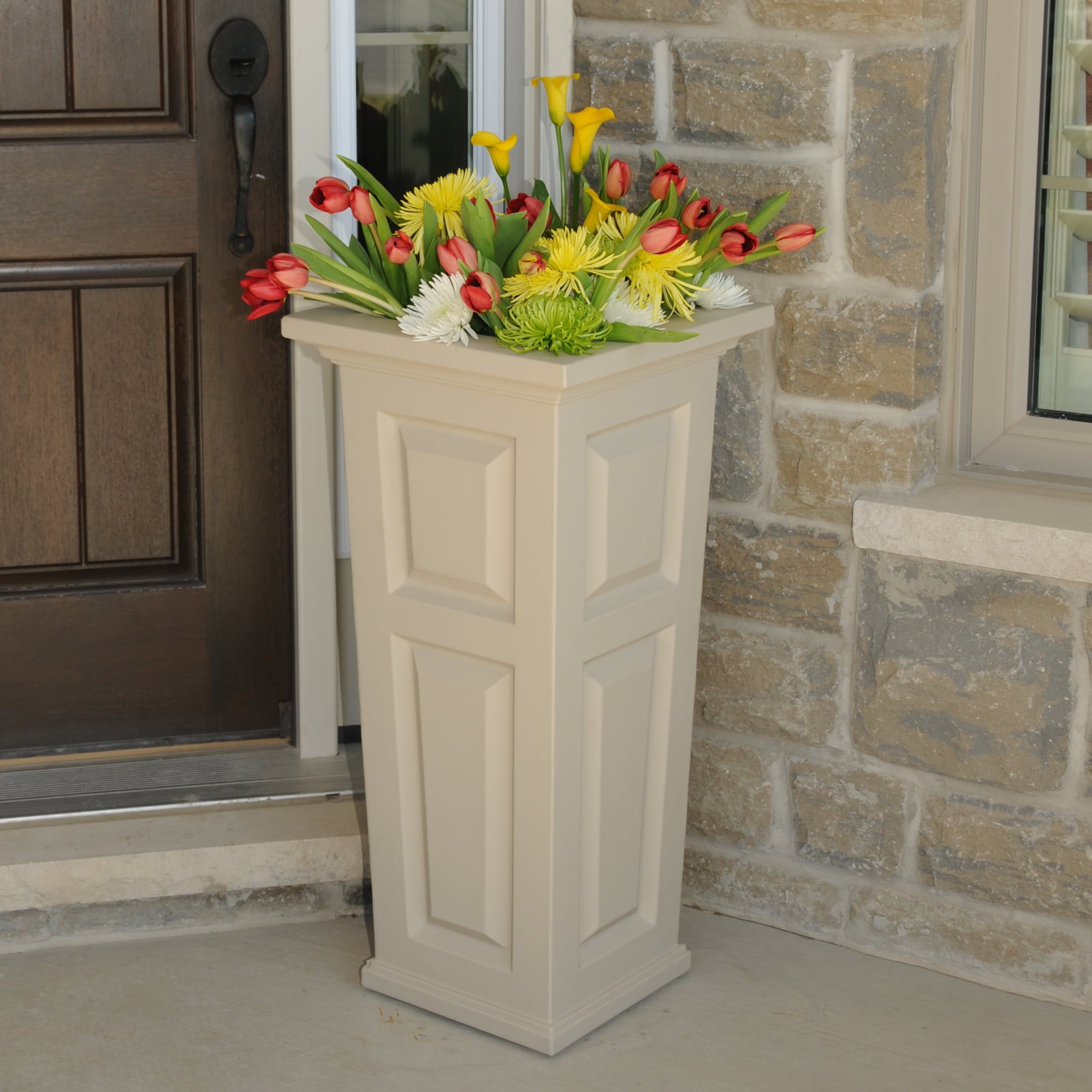 Nantucket Tall Planter Clay