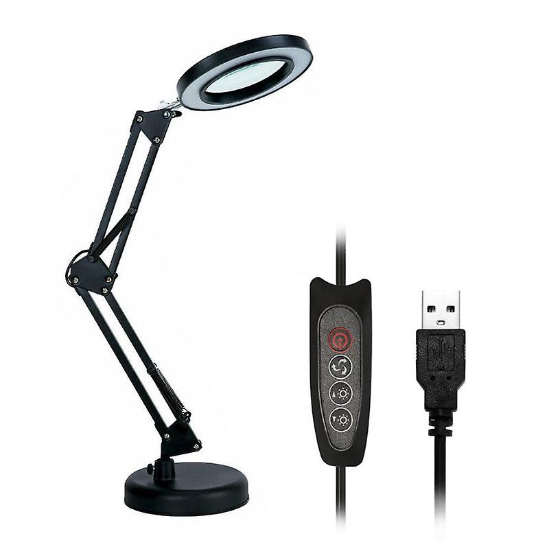 5X Magnifying Usb Reading Lamp Desk Table Salon Tattoo Clamp Light