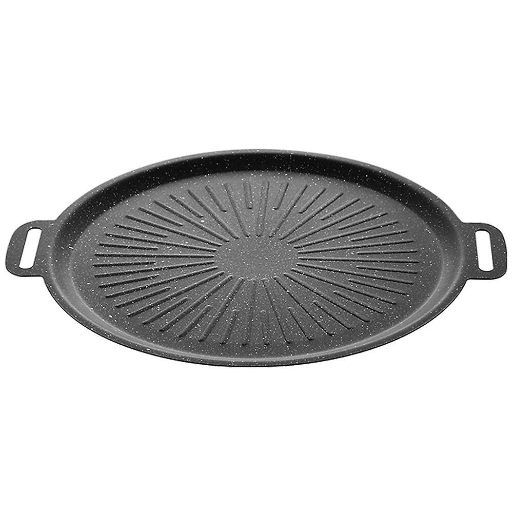 Outdoor Grill Pan Nonstick Barbecue Grill Pan Iron Grill Tray Multi-use Grilling Pan