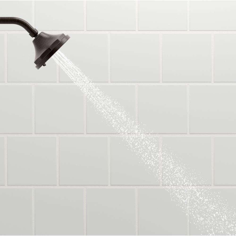 KOHLER Worth Single-Handle 3-Spray Tub and Shower Faucet in Oil Rubbed Bronze (Valve Included) K-R76258-4E-2BZ