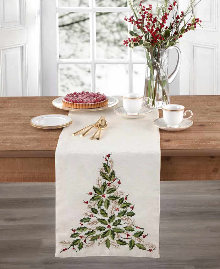 Lenox Holiday Tree Table Runner 14'' x 72''