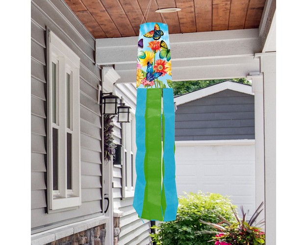 Briarwood Lane Spring Fluttering Butterflies Windsock Wind Twister 40x6