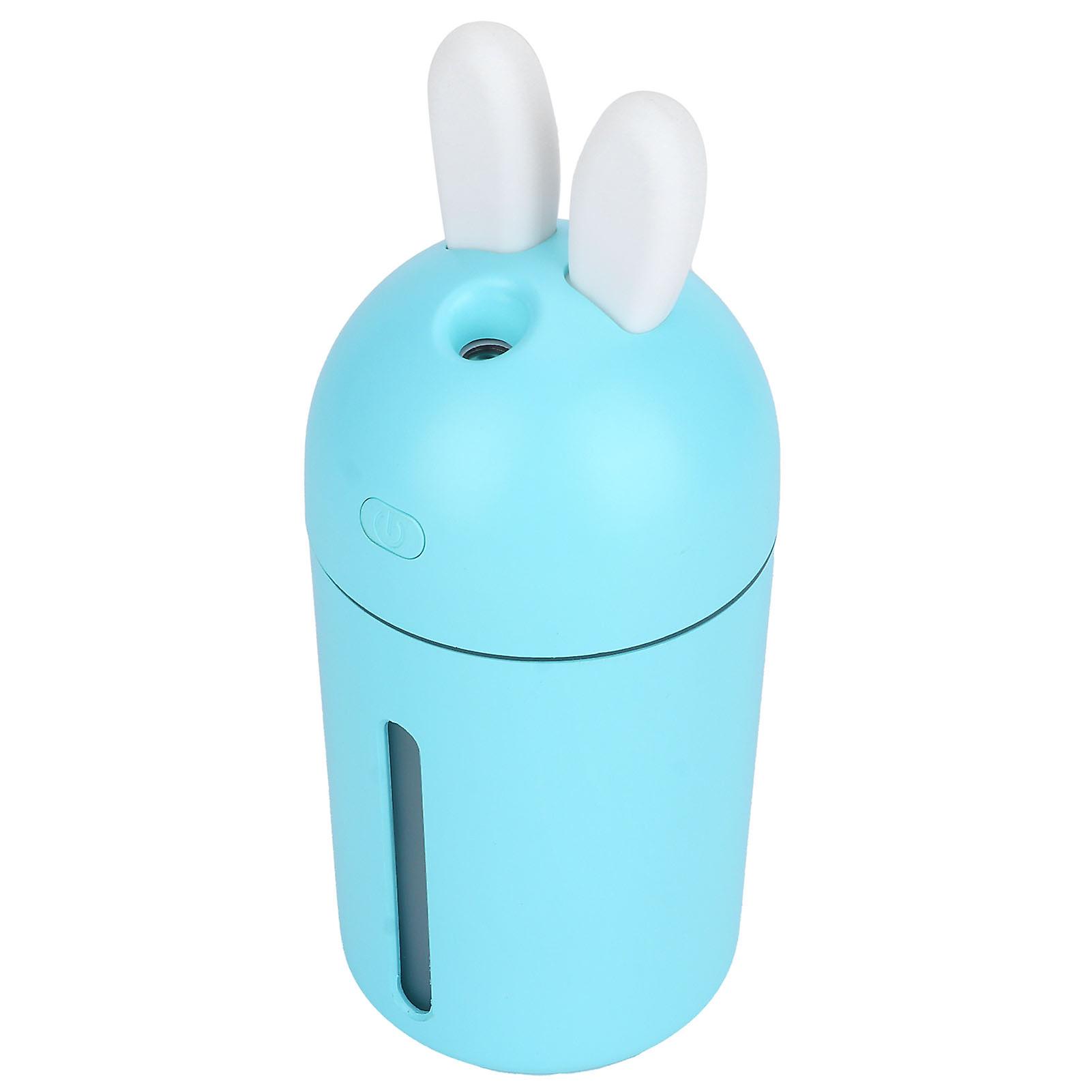 200ml Mini Air Humidifier 3 Hours Timing Ambience Night Light Desktop Humidifier Usb Poweredblue