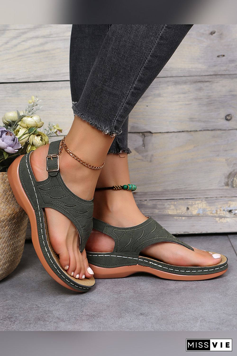 Summer Women Sandals With Buckle Wholesale