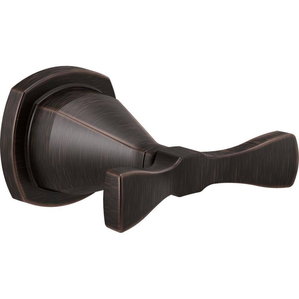 Delta Stryke Double Robe Hook in Venetian Bronze 77638-RB