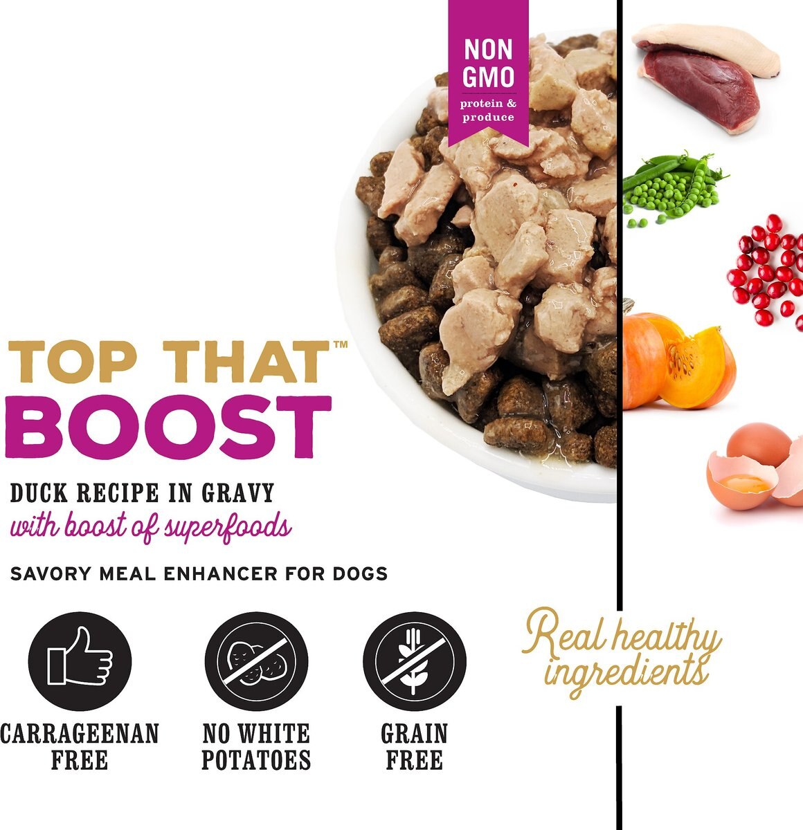 I and Love and You Top That Boost Duck Recipe Grain-Free Dog Food Topper