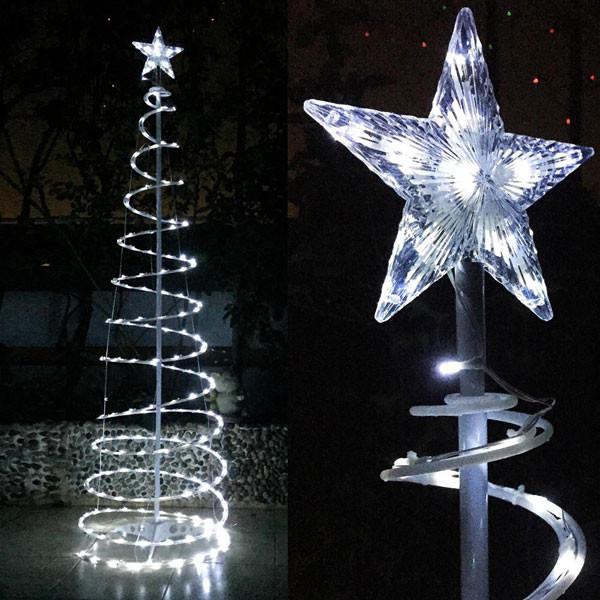 Yescom 5' Lighted Spiral Christmas Tree LED Decor