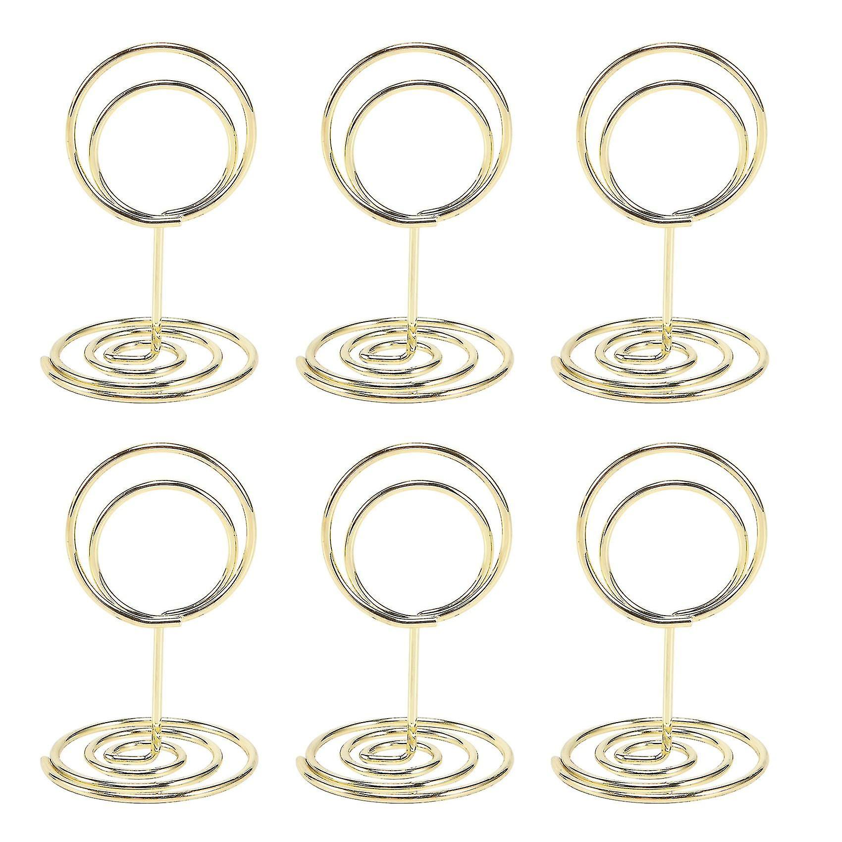 20pcs Mini Place Card Holders， 2inch Cute Table Number Holders， Table Card Holder Table Stands， Ele