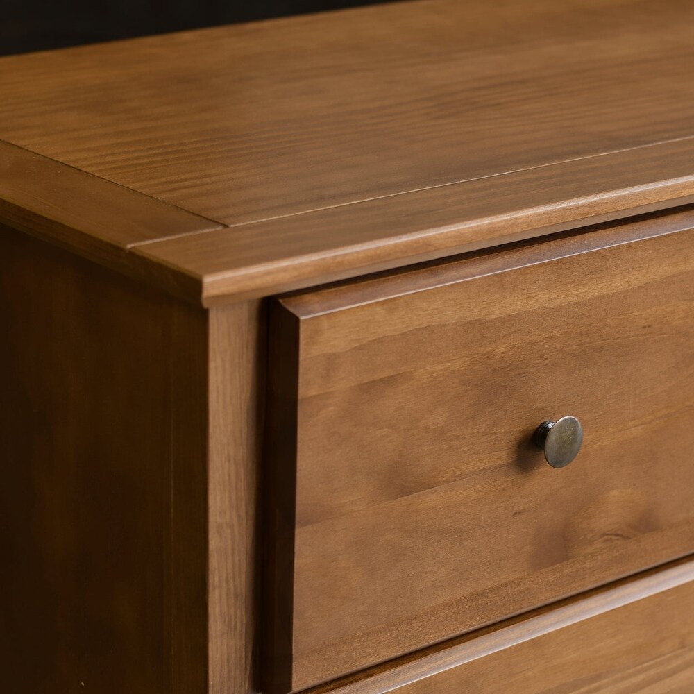 Grain Wood Furniture Shaker style 6 drawer Solid Wood Dresser