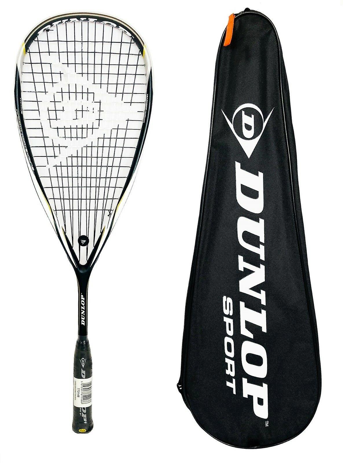 Dunlop blackstorm titanium squash racket + cover