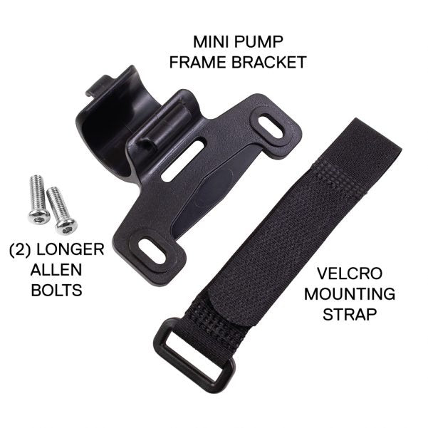 Serfas Big Stick Dual Head Mini Pump - Silver-Black