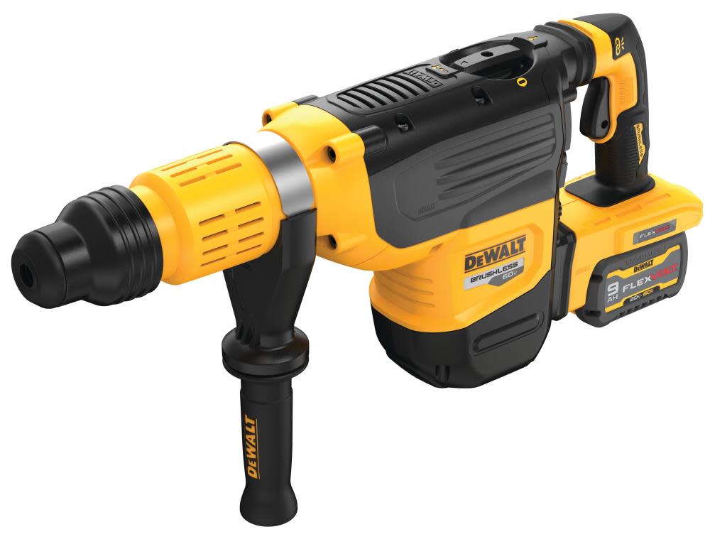 DEWALT 60V MAX Rotary Hammer SDS MAX Combination Kit 2 Brushless ;