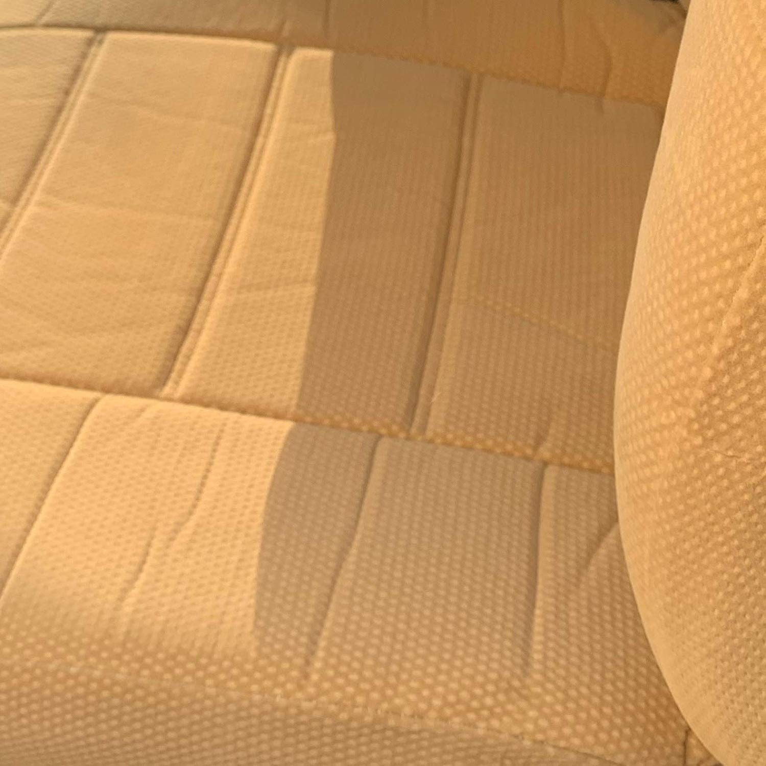 RealSeatCover， Made to fit 1997 Toyota Tacoam Front High Back Straight Bench Seat Cover Exact Fit (Beige)