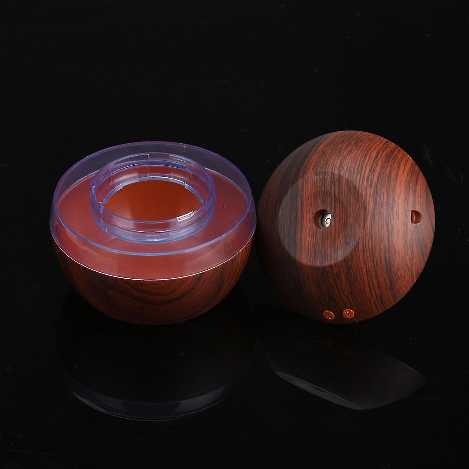 Humidifier Usb Wood Grain Humidifier Round Humidifier Mini Humidifier，aroma Aromatherapy Humidifier