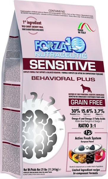 Forza10 Nutraceutic Sensitive Behavioral Plus Grain-Free Dry Dog Food