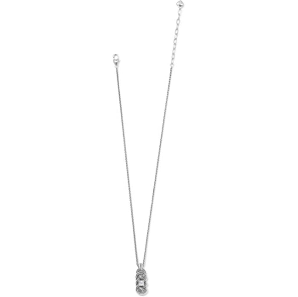 Brighton  Interlok Lustre Necklace in Silver