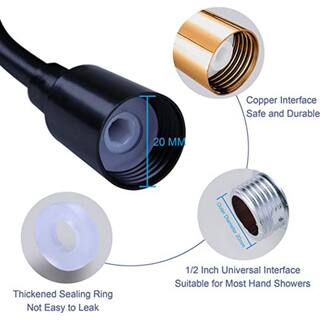 Dyiom Spring Shower Hose Bidet Part Bidet Attachment with flexibility and kink resistance included enclosed gasket B08R3J2MKJ