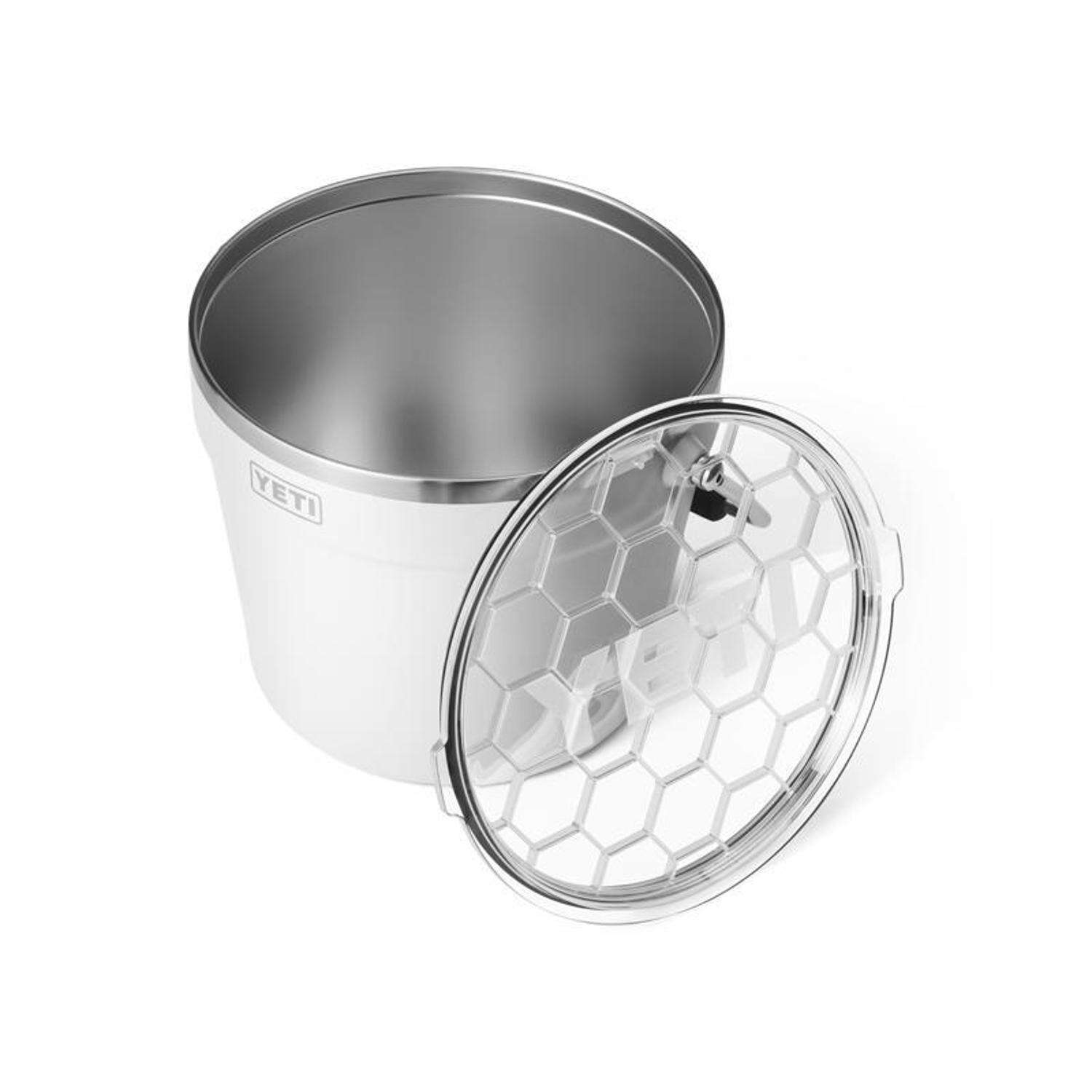 YETI Rambler 256 oz White Stainless Steel Beverage Bucket