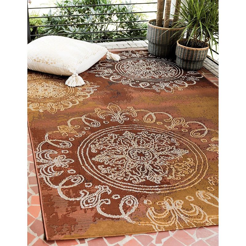 Unique Loom Outdoor Trio Area Rug