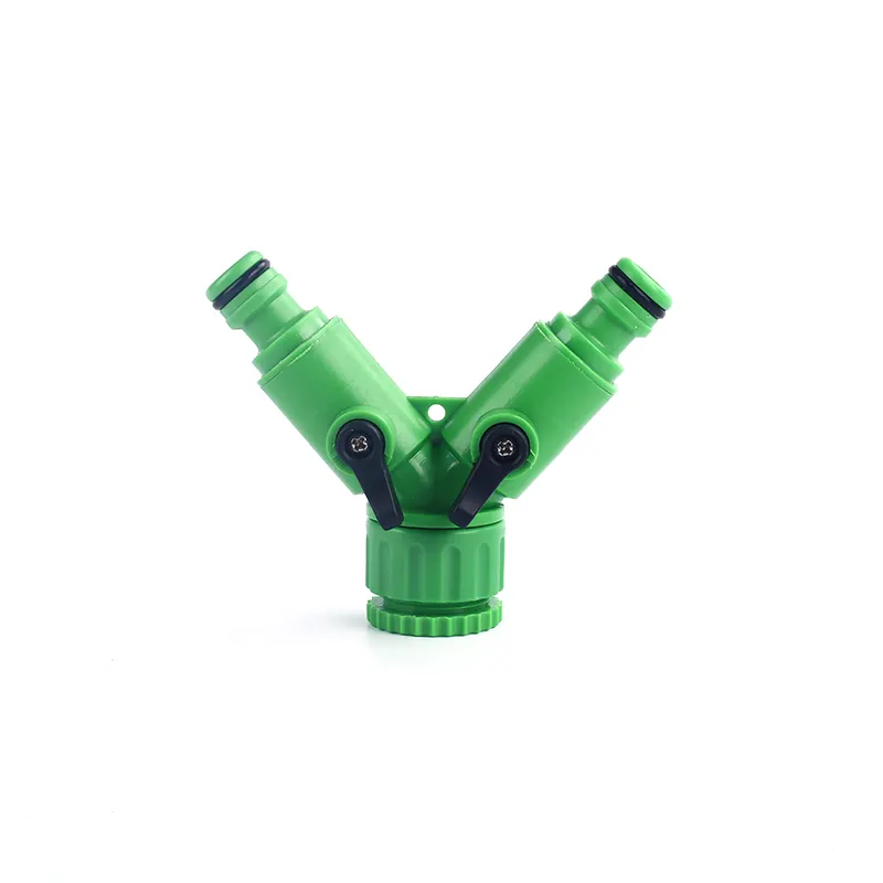 Factory Direct Plastic Garden Hose  Adapter Faucet 3 Way Y Valve Hose Connectors for garden Factory supply of goods