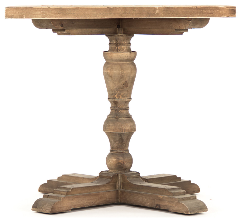 Timeo Square Table   Farmhouse   Side Tables And End Tables   by Nook  ampCottage  Houzz