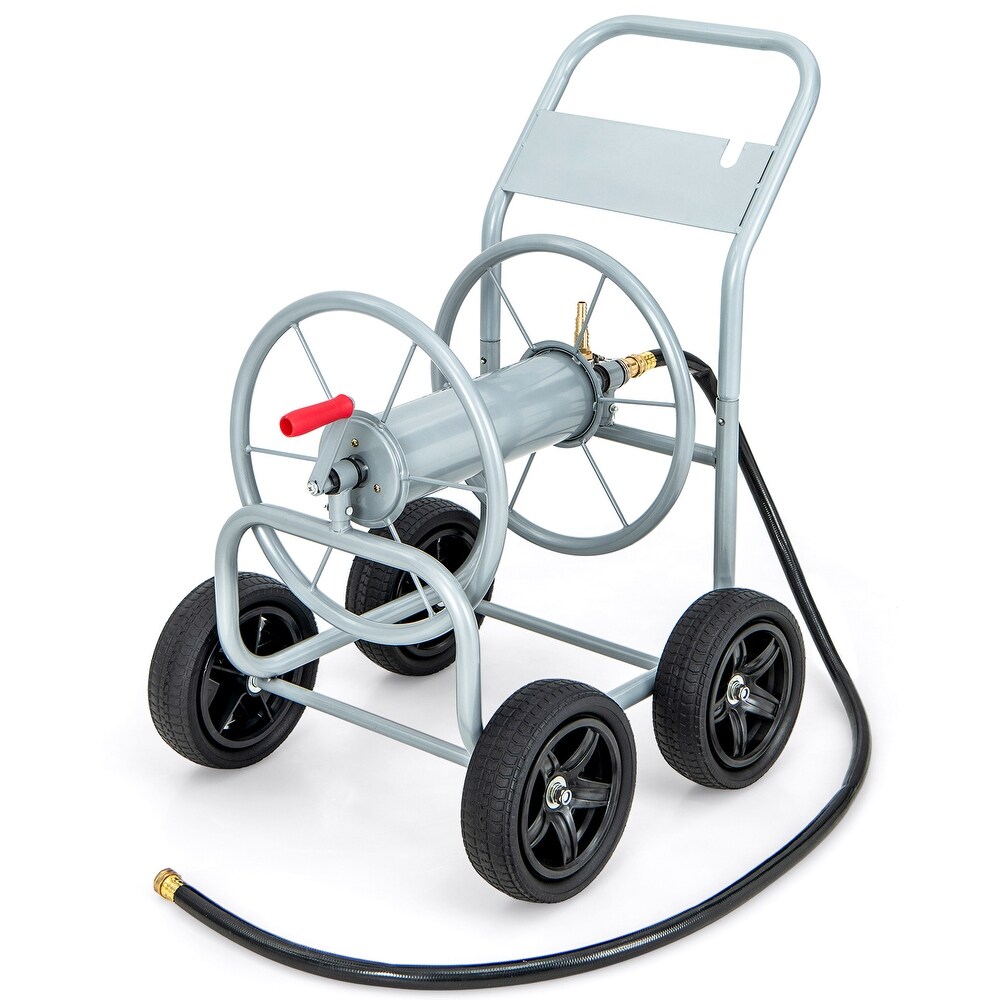 Garden Hose Reel Cart Holds 330ft of 3/4 Inch or 5/8 Inch Hose   35\