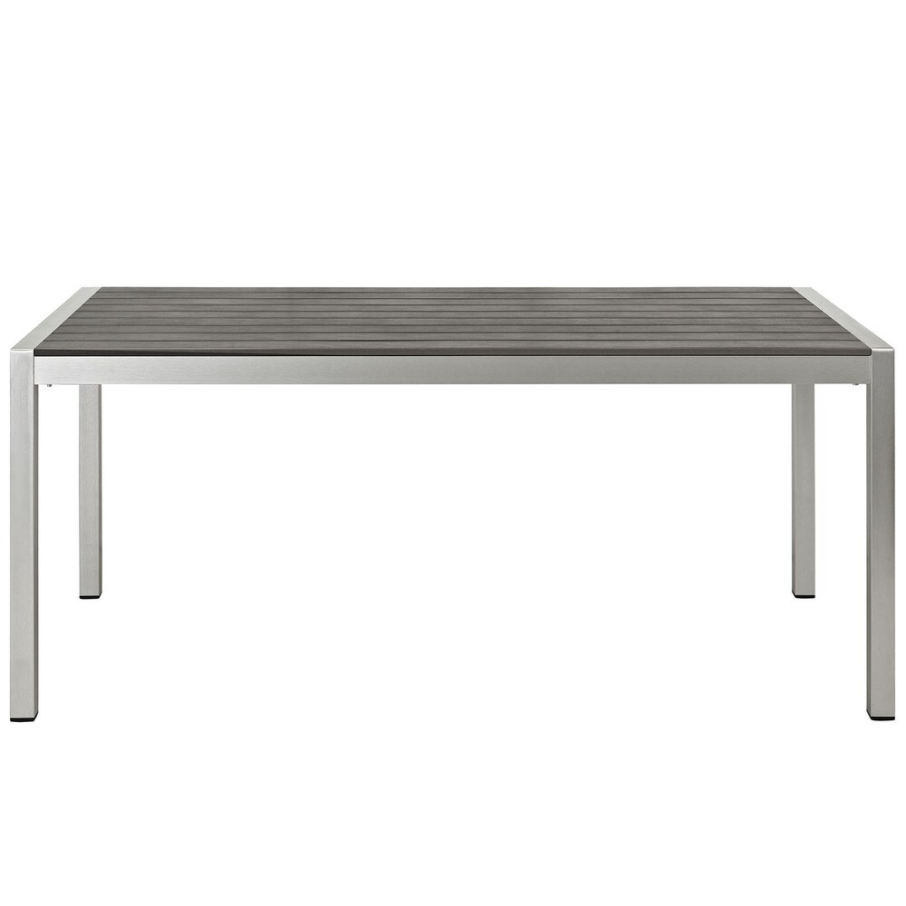 Beach Outdoor Patio Aluminum Dining Table