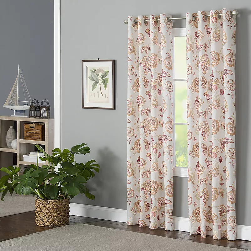 Corona Curtain 1-panel Sabrina Grommet Top Window Curtain