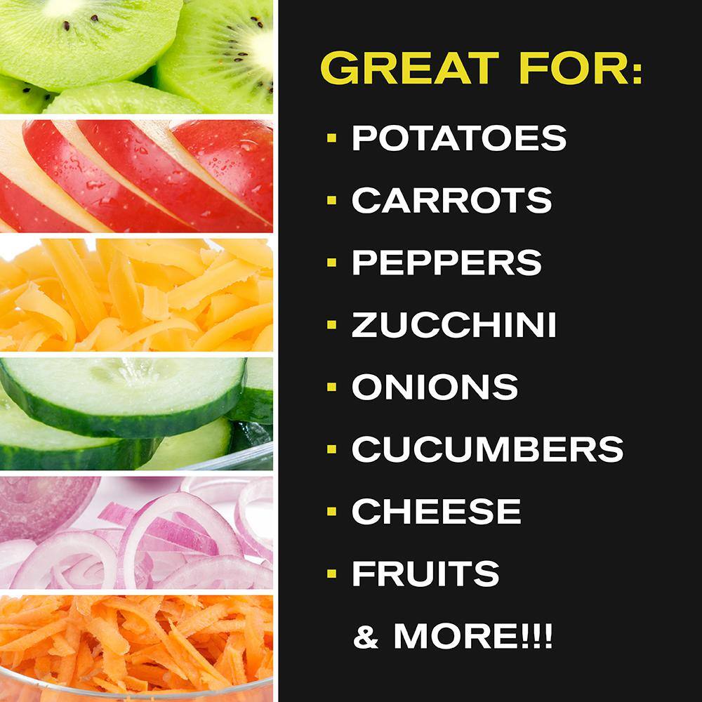 As Seen on TV Nutri Chopper 5-in-1 Compact Portable Handheld Kitchen Slicer with Storage Container 2705MO-HD