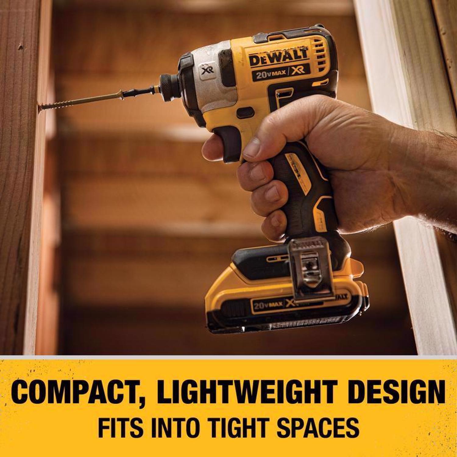 DW 20V MAX Cordless Brushless 2 Tool Compact Drill and Impact Driver Kit