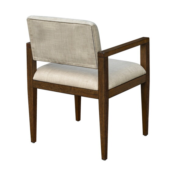 Benson Upholstered Dining Chairs with Arms (Set of...