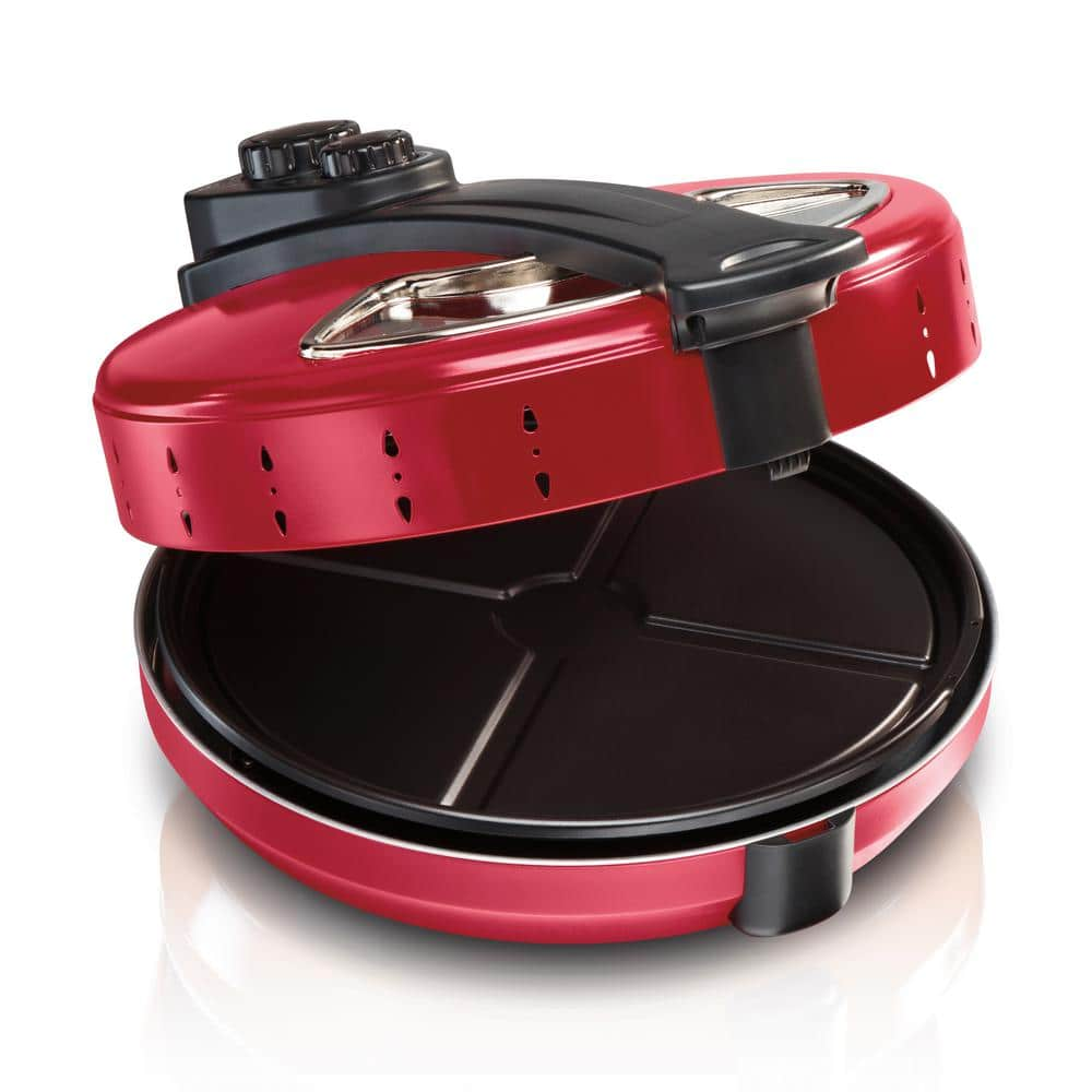 Hamilton Beach 180 sq. in. Red Metal Pizza Maker 31700