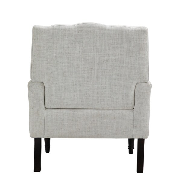 Contemporary Accent Armchair with Nailheads Living Room Furniture