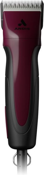 Andis ProClip Excel 5-Speed Detachable Blade Cat and Dog Hair Grooming Clipper， Burgundy