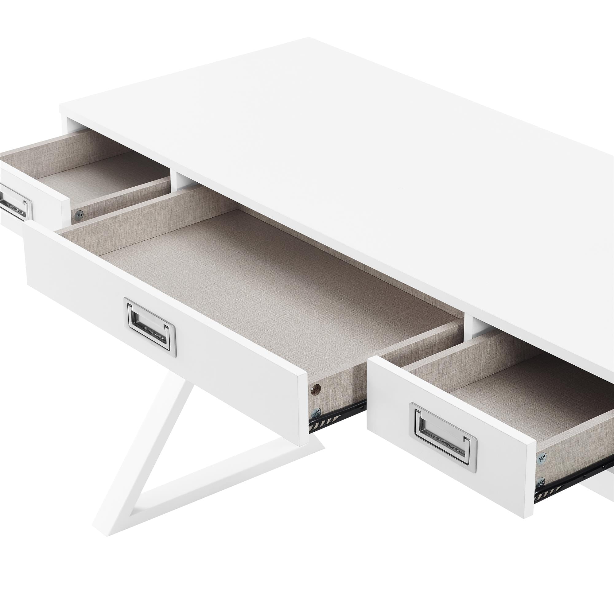 Better Homes & Gardens Crossmark Campaign Desk, White