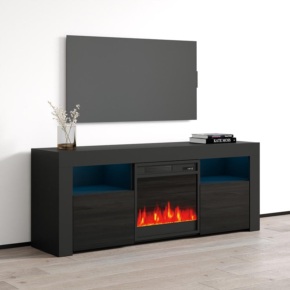 Copper Grove Qorasuv 58 inch Electric Fireplace TV Console