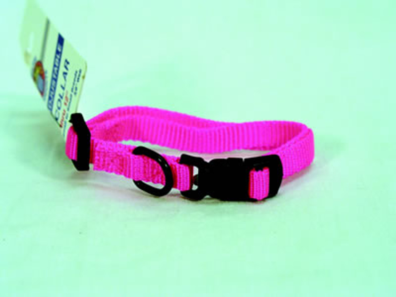 Hamilton Hot Pink Adjustable Dog Collar， 3/8