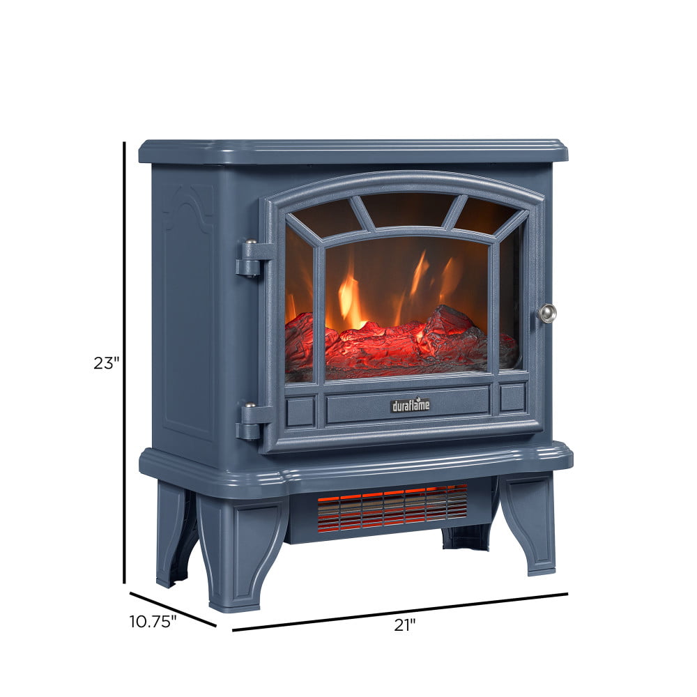 Duraflame® Infrared Quartz Electric Fireplace Stove Heater, Blue