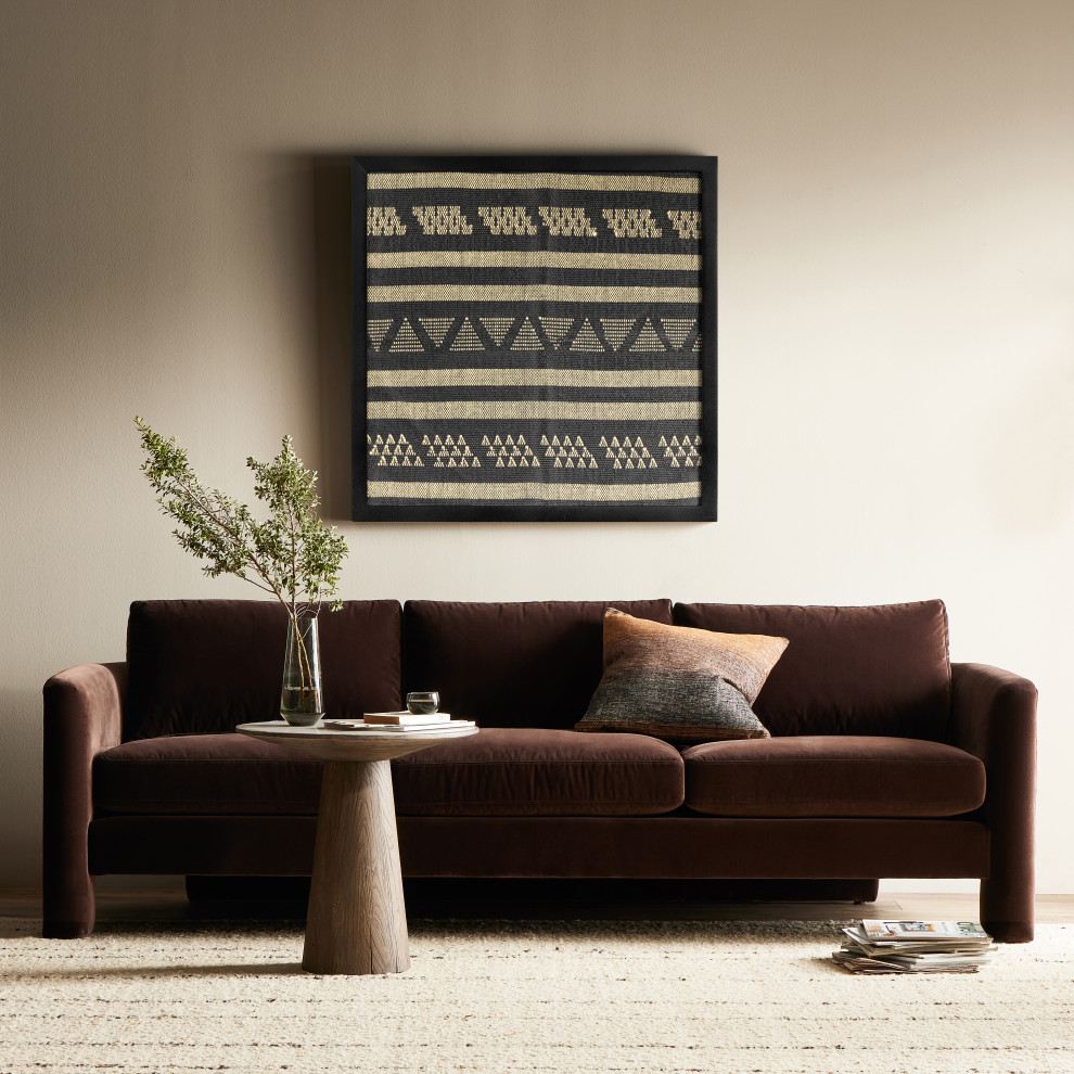 Katya Sofa 97 quotSurrey Cocoa   Transitional   Sofas   by Zin Home  Houzz